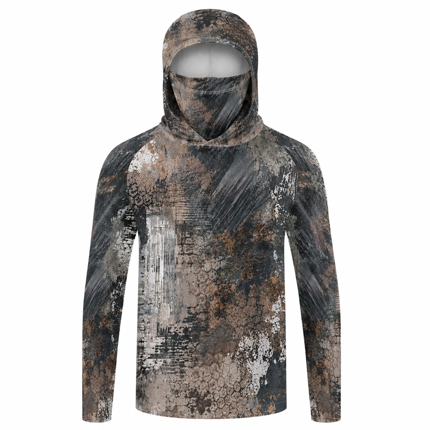 Wallpaper - Men 3D Printed Camouflage Fishing Sun