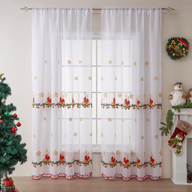 Xmas Curtain American Style Sn - đánh giá và giá Curtain Rods