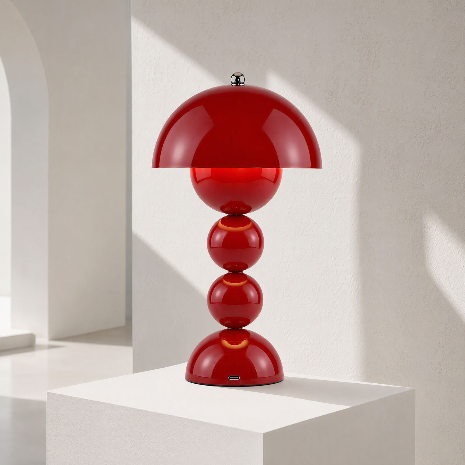 USB Mushroom Bud LED Table Lam - đánh giá và giá Light Switch