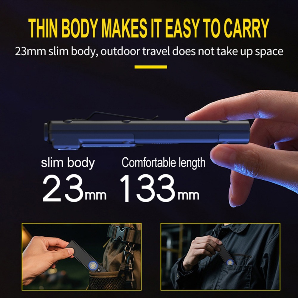 Ultra-Thin EDC Rechargeable LE - đánh giá và giá Light Switch